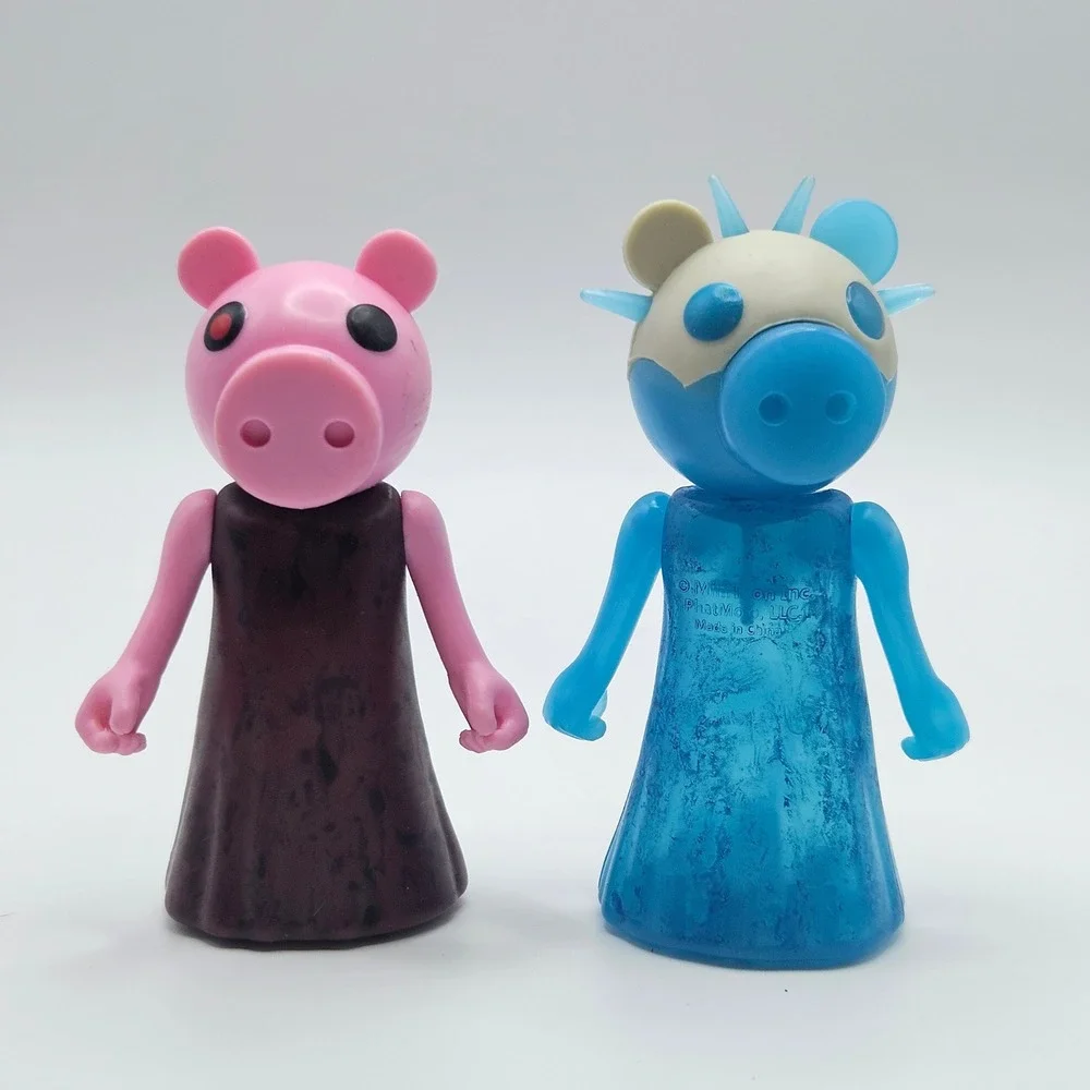 Piggy Action Figures Toy Set, Collectible Piggy Family Action Figures Gift‎